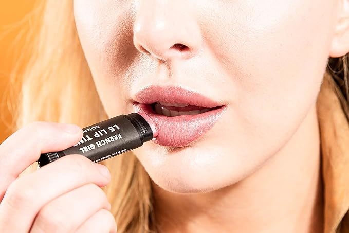 French Girl Le Lip Tint - Moisturizing & Hydrating Lip Balm for Sheer, Buildable Coverage & Shine, Clean Formula, Organic Ingredients, Vegan & Cruelty-Free