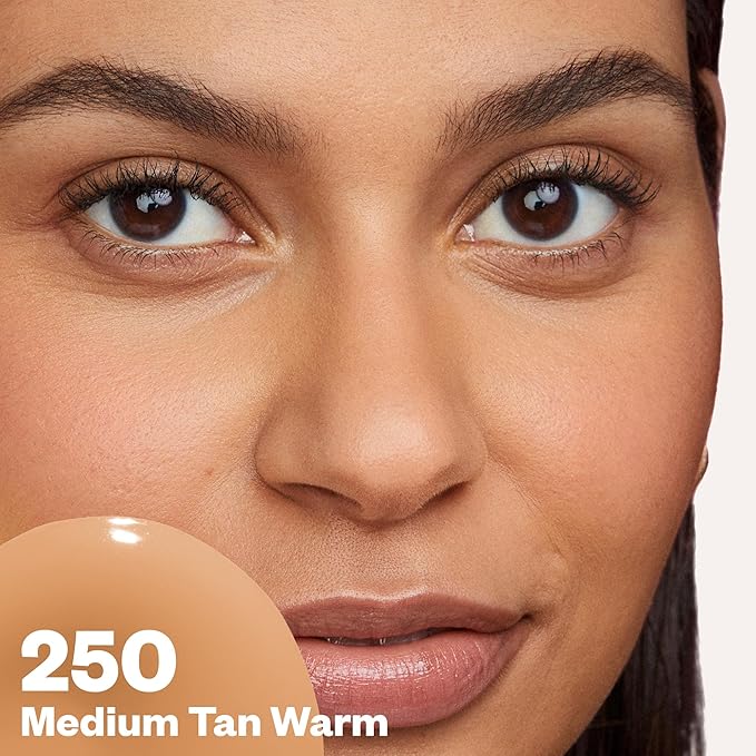 Kosas Revealer Skin-Improving Foundation with SPF 25 Protection - Hydrate, Brighten, Soothe, Plump, Protect Skin - Smoothing Texture, Natural Finish and Clean Formula - Medium Tan Warm 250