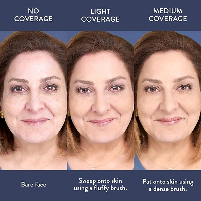 LAURA GELLER NEW YORK Award-Winning Baked Balance-n-Brighten Color Correcting Powder Foundation - Toffee - Buildable Light to Medium Coverage - Demi-Matte Natural Finish