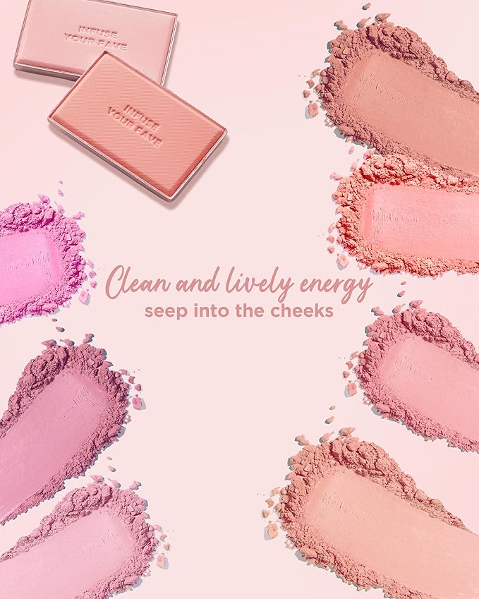 HOLIKA HOLIKA Infusing Blush with Brush - Lightweight, Smooth, Blendable Cheek Blusher, Sebum-Control, Natural Pore Coverage, Built-In Brush, Long-Lasting Pigment for Romantic Mood (07 SIENNA)