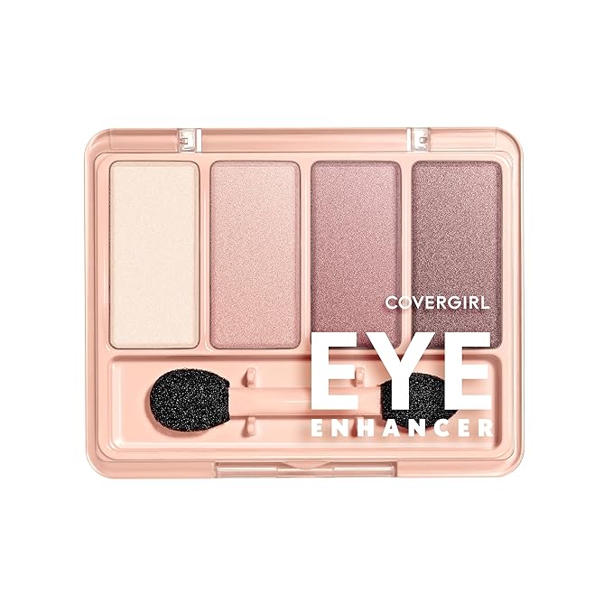 COVERGIRL - Eye Enhancers 4-Kit Eyeshadow, silky, sheer formula, double ended applicator, 100% Cruelty-free