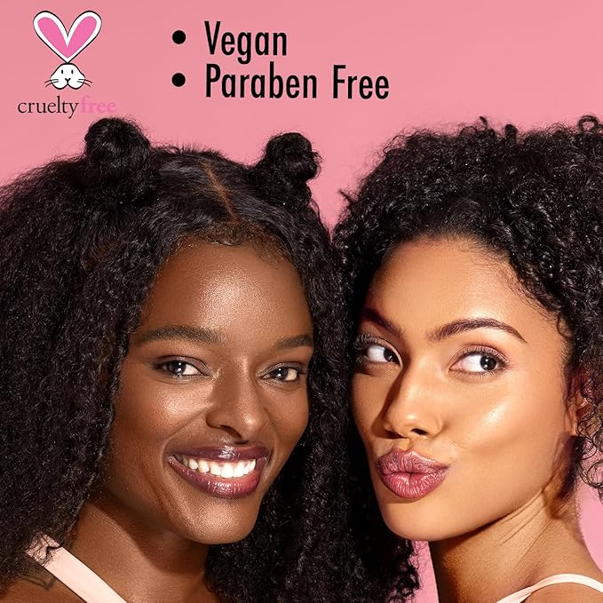 Black Radiance Beyond A Pout Plumping Lip Balm, Moisturizes & Conditions with a Blend of Botanical Oils & Hyaluronic Acid For a Glossy Finish, Vegan, Cruelty-Free - Pamper