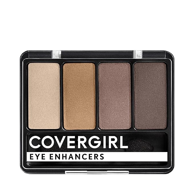COVERGIRL - Eye Enhancers 4-Kit Eyeshadow, silky, sheer formula, double ended applicator, 100% Cruelty-free