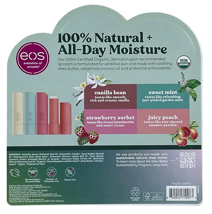 eos Best of eos Lip Balm, 9 Sticks
