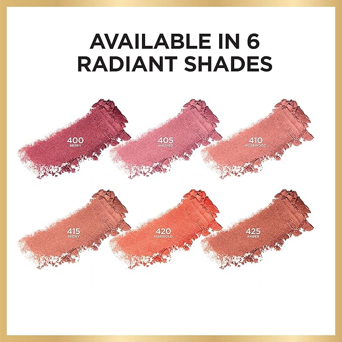 L'Oreal Paris Age Perfect Radiant Satin Blush with Camellia Oil, Amber