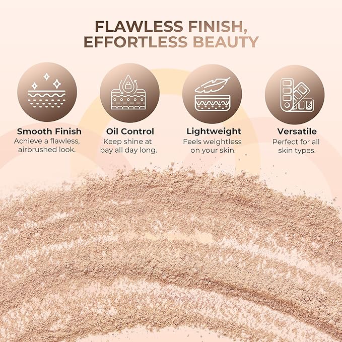 (12 Grams) (Light) Foundation Powder Refill By Sweet Face Minerals, Lightweight Mineral Loose Makeup Powder with SPF 20, Full Coverage Flawless Finish, Talc-free, Cruelty-Free, Refillable Pouch