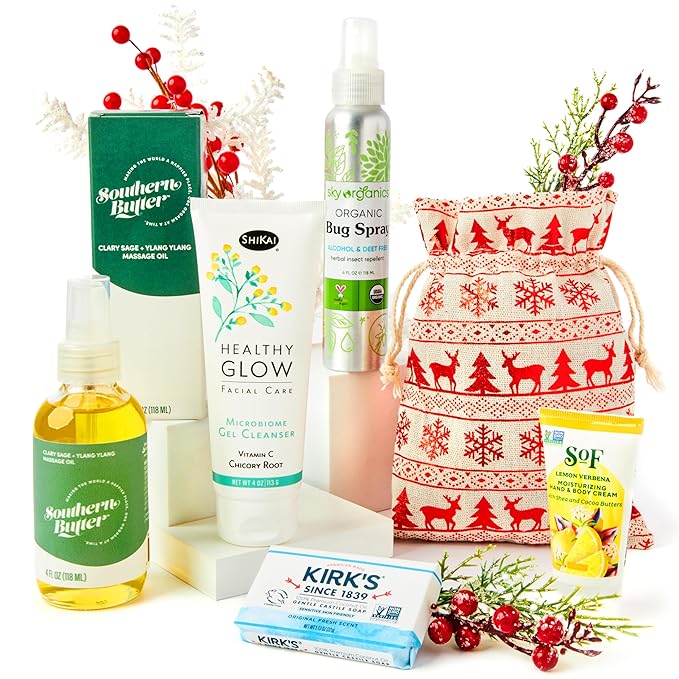 Great Outdoors Skin Care & Beauty Set - Vegan Ideal Gift for Women - Great Camping Essentials And Outdoor Beauty and Skincare Kit - Adventure-Ready Self-Care Ideal For Nature Lover's
