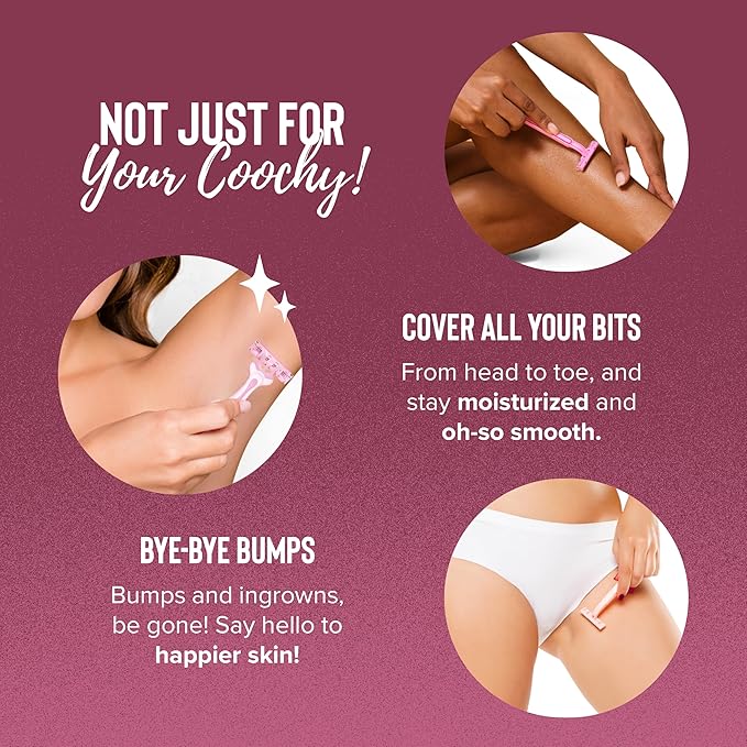 Coochy Intimate Shaving Cream | Shave Conditioner & Moisturizer for Face & Body | Ideal for Sensitive Skin Care, Anti-Bump | Island Paradise, 7.2 oz