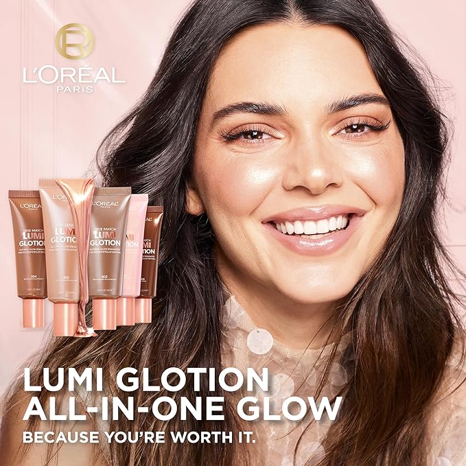 L'Oreal Paris Makeup True Match Lumi Glotion, Natural Glow Enhancer, Illuminator Highlighter, Bronzing Drops For a Sun-Kissed Glow, 902 Light