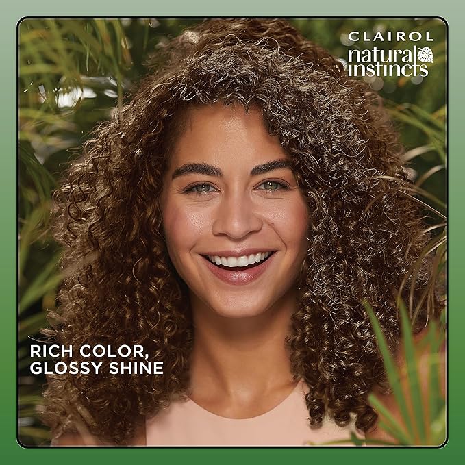 Clairol Natural Instincts Demi-Permanent Hair Dye, 8A Medium Cool Blonde Hair Color, Pack of 3