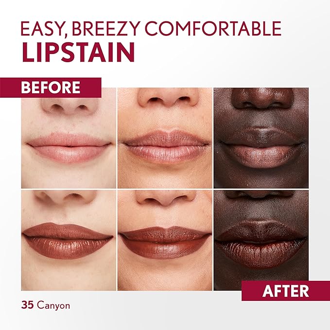 COVERGIRL Outlast Lipstain Bundle - Jazzberry 40 & Canyon 35 Shades, Vegan Formula