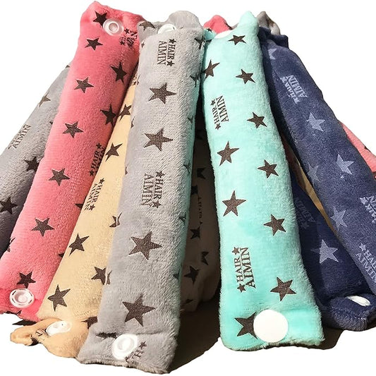 Aimin Hair Heatless Hair Curlers No Heat, Heatless Curls Overnight Blowout Rods, No Heat Hair Curlers To Sleep In, Soft Flexi Rods For Long Hair, Thick Curling Rod Styling Tools (15pcs) …