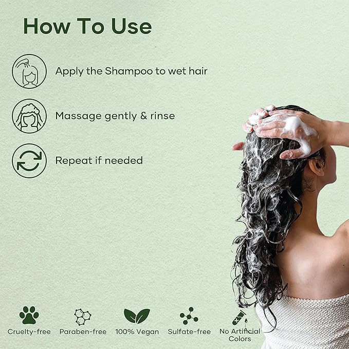 Botanic Hearth Peppermint Oil Shampoo | Hair Blooming Formula With Keratin For Thinning Hair | Fights Hair Loss, Promotes Hair Growth | Sulfate Free For Men And Women | 16 Fl Oz