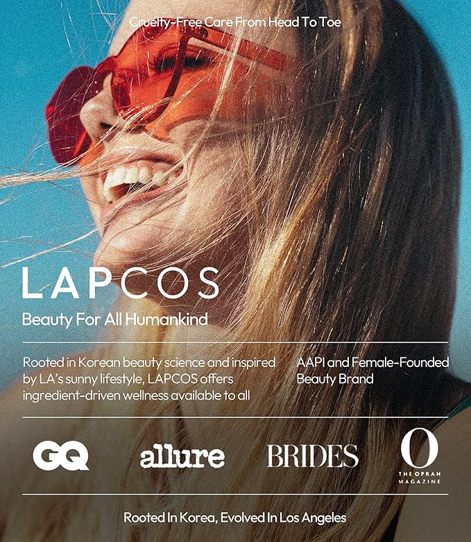 LAPCOS Aqua Sheet Mask, Hydrating Daily Face Mask with Seawater and Plankton Extract to Nourish Skin, Korean Beauty Favorite, 5-Pack